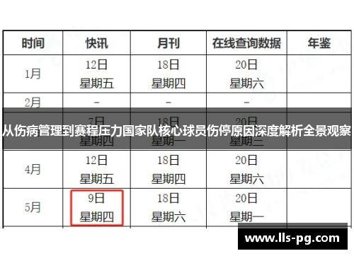 从伤病管理到赛程压力国家队核心球员伤停原因深度解析全景观察